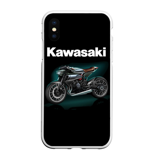 Чехол для iPhone XS Max матовый Kawasaky concept