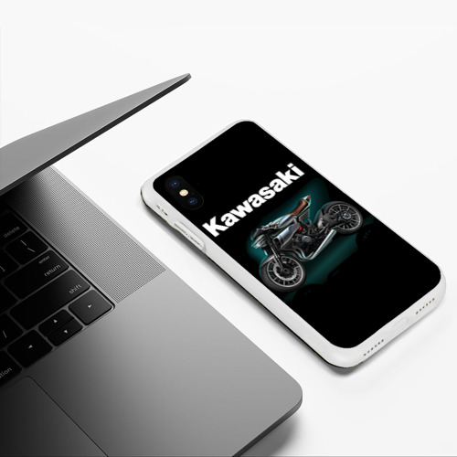 Чехол для iPhone XS Max матовый Kawasaky concept - фото 5
