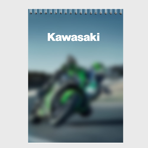 Скетчбук Kawasaky sport, цвет белый - фото 2