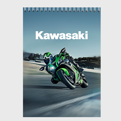 Скетчбук Kawasaky sport, цвет белый