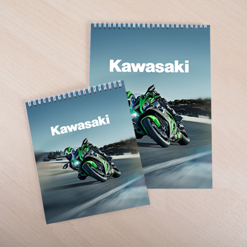 Скетчбук Kawasaky sport, цвет белый - фото 4