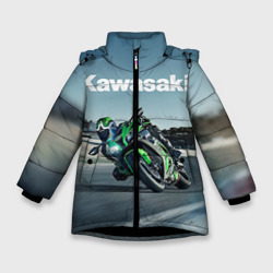 Зимняя куртка для девочек 3D Kawasaky sport