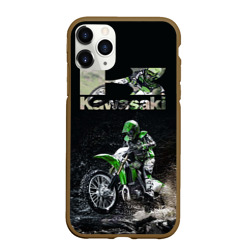 Чехол для iPhone 11 Pro Max матовый Kawasaky cross