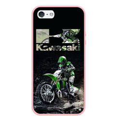 Чехол для iPhone 5/5S матовый Kawasaky cross