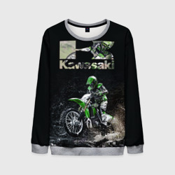 Мужской свитшот 3D Kawasaky cross