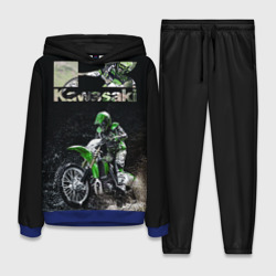 Женский костюм с толстовкой 3D Kawasaky cross