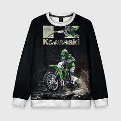 Детский свитшот 3D Kawasaky cross