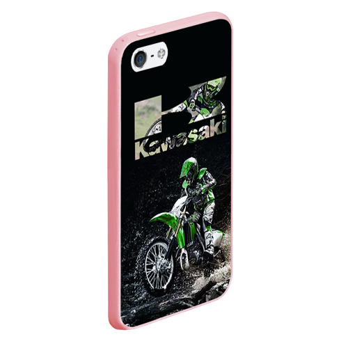 Чехол для iPhone 5/5S матовый Kawasaky cross - фото 3