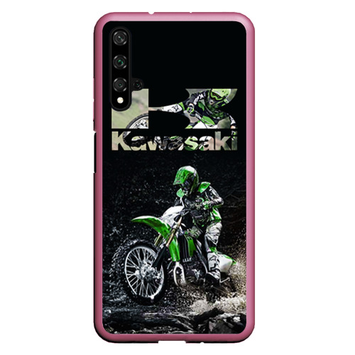 Чехол для Honor 20 Kawasaky cross, цвет малиновый