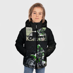 Зимняя куртка для мальчиков 3D Kawasaky cross - фото 2