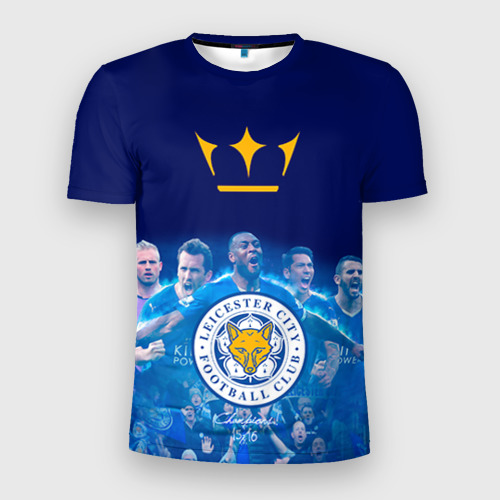 Мужская футболка 3D Slim FC Leicester. Vardi