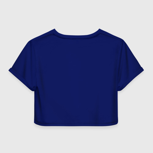 Женская футболка Crop-top 3D FC Leicester. Vardi, цвет 3D печать - фото 2