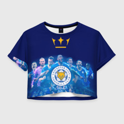 Женская футболка Crop-top 3D FC Leicester. Vardi