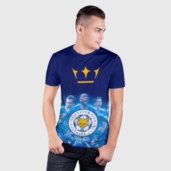 Мужская футболка 3D Slim FC Leicester. Vardi - фото 2