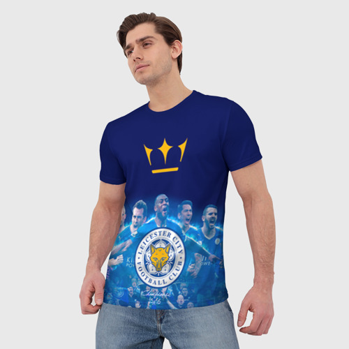 Мужская футболка 3D FC Leicester. Vardi - фото 3