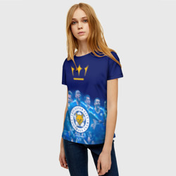 Женская футболка 3D FC Leicester. Vardi - фото 2