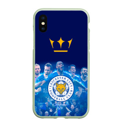 Чехол для iPhone XS Max матовый FC Leicester. Vardi