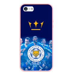 Чехол для iPhone 5/5S матовый FC Leicester. Vardi