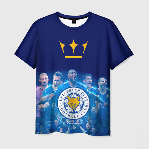 Мужская футболка 3D FC Leicester. Vardi