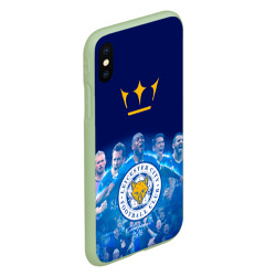 Чехол для iPhone XS Max матовый FC Leicester. Vardi - фото 2