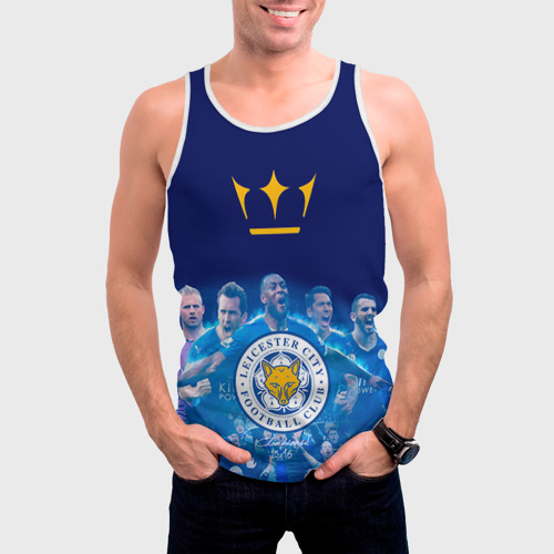 Мужская майка 3D FC Leicester. Vardi, цвет 3D печать - фото 3