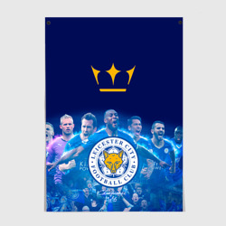 Постер FC Leicester. Vardi