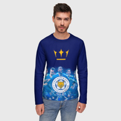 Мужской лонгслив 3D FC Leicester. Vardi - фото 2