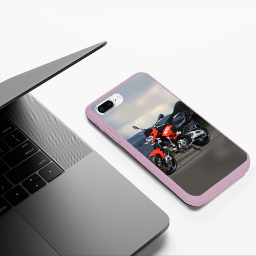 Чехол для iPhone 7Plus/8 Plus матовый Aprilia, цвет розовый - фото 5