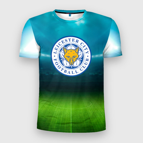 Мужская футболка 3D Slim FC Leicester, цвет 3D печать