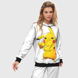 Женский костюм с толстовкой 3D Пикачу - фото 2
