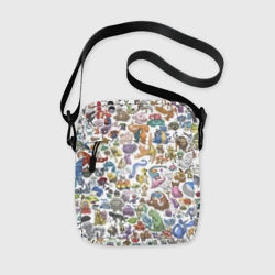 Сумка через плечо 3D Покемоны