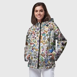 Женская ветровка 3D Покемоны - фото 2