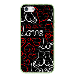 Чехол для iPhone 5/5S матовый Love