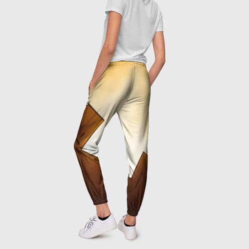 Женские брюки 3D Небоскрёб, цвет 3D печать - фото 4