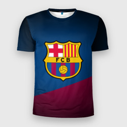 Мужская футболка 3D Slim ФК Барселона