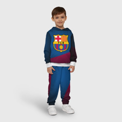 Детский костюм с толстовкой 3D ФК Барселона - фото 2