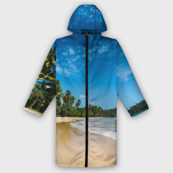 Мужской дождевик 3D Шикарный пляж