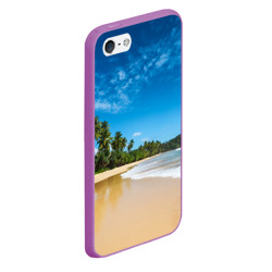 Чехол для iPhone 5/5S матовый Шикарный пляж - фото 2
