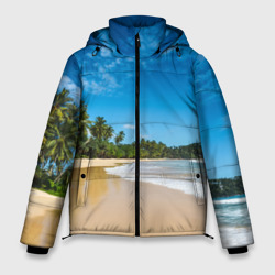 Мужская зимняя куртка 3D Шикарный пляж