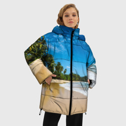 Женская зимняя куртка Oversize Шикарный пляж - фото 2