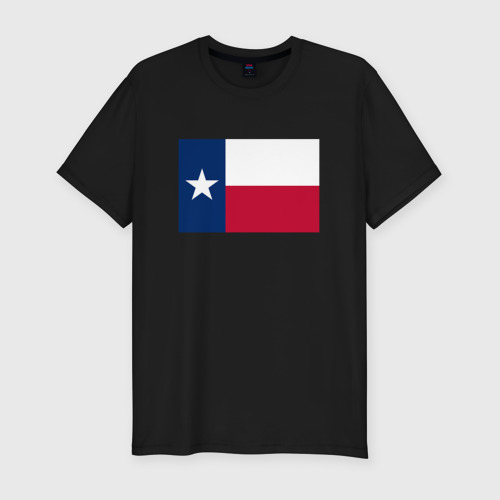 Мужская футболка хлопок Slim Техас, цвет черный