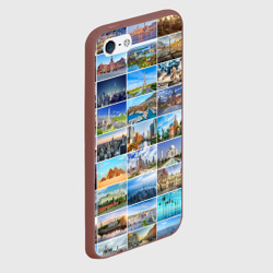 Чехол для iPhone 5/5S матовый Достопримечательности планеты - фото 2