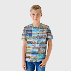 Детская футболка 3D Достопримечательности планеты - фото 2