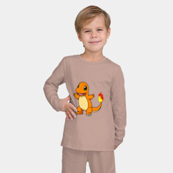 Детская пижама с лонгсливом хлопок Чармандер - фото 2