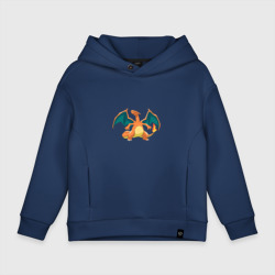 Детское худи Oversize хлопок Покемон Чаризард