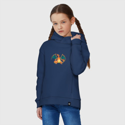 Детское худи Oversize хлопок Покемон Чаризард - фото 2