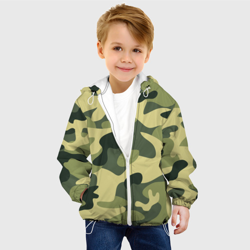 Детская куртка 3D Зелёный камуфляж - фото 3
