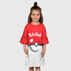 Детское платье 3D Покеболл - Покемоны - фото 2