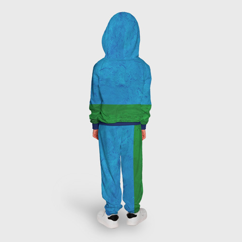 Детский костюм с толстовкой 3D 76 гв. ВДД, цвет синий - фото 4