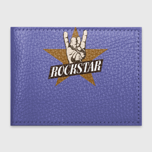 Обложка для студенческого билета Rockstar, цвет бирюзовый